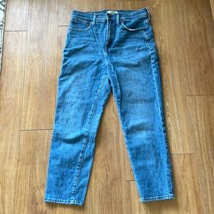 Madewell size 29 classic straight leg jean